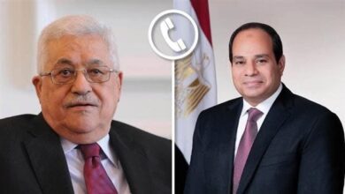 الرئيس السيسي والرئيس الفلسطيني يتبادلان التهاني بمناسبة عيد الفطر المبارك